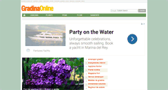 Desktop Screenshot of gradina-online.ro