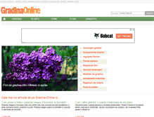 Tablet Screenshot of gradina-online.ro